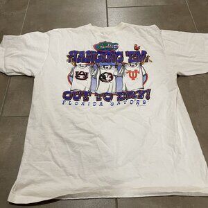 florida gators University NCAA Vintage Retro Tee Shirt out to dry GH457